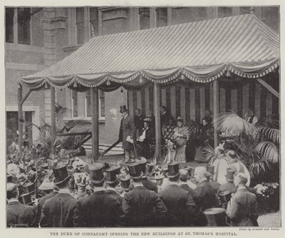 Le duc de Connaught inaugurant les nouveaux bâtiments de l