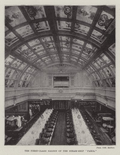 Le salon de première classe du paquebot Paris - English Photographer