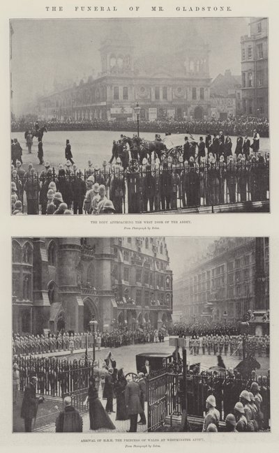 Les funérailles de M. Gladstone - English Photographer