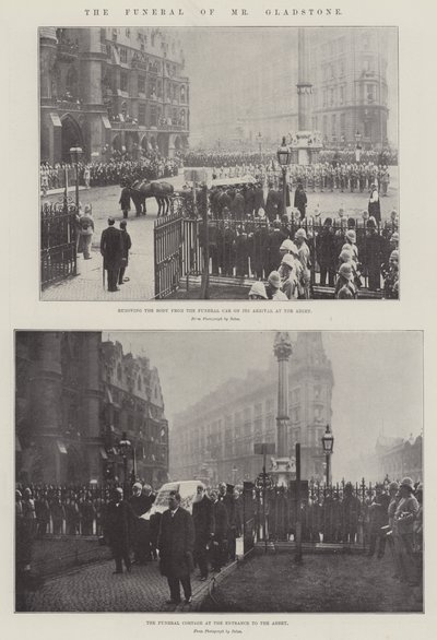 Les funérailles de M. Gladstone - English Photographer