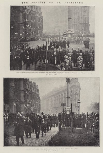 Les funérailles de M. Gladstone - English Photographer