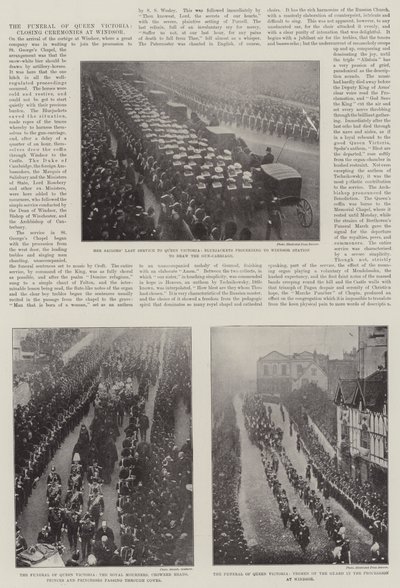 Les funérailles de la reine Victoria, cérémonies de clôture à Windsor - English Photographer