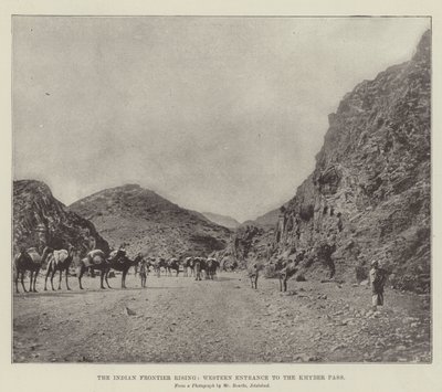Le soulèvement de la frontière indienne, entrée ouest du col de Khyber - English Photographer