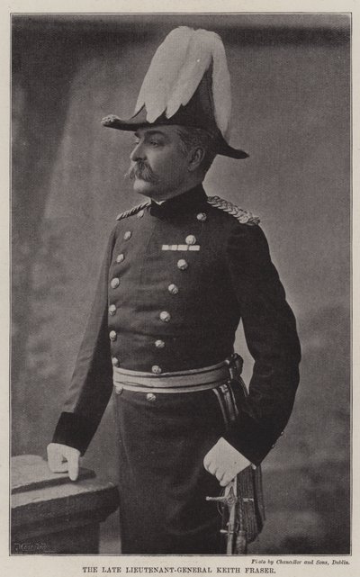 Le défunt Lieutenant-Général Keith Fraser - English Photographer