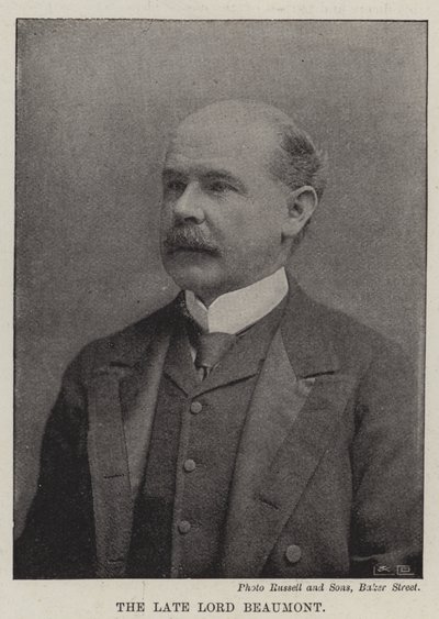 Le défunt Lord Beaumont - English Photographer