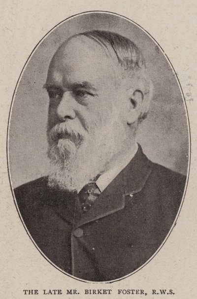 Le défunt M. Birket Foster, RWS - English Photographer