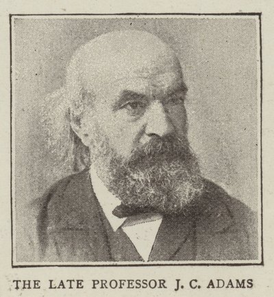 Le défunt Professeur J C Adams - English Photographer