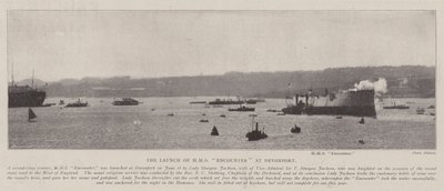 Le lancement du HMS Encounter à Devonport - English Photographer