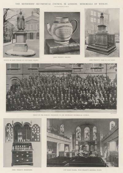 Le conseil œcuménique méthodiste à Londres, mémoriaux de Wesley - English Photographer