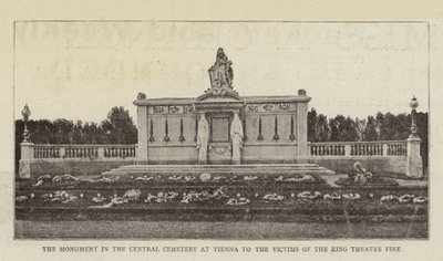 Le Monument au cimetière central de Vienne aux victimes de l