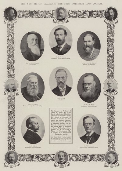 La nouvelle Académie britannique, le premier président et conseil - English Photographer
