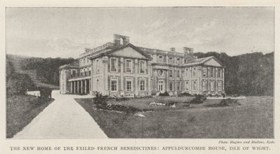 La nouvelle maison des bénédictins français exilés, Appuldurcombe House, île de Wight - English Photographer