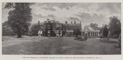 Les nouveaux locaux du Livingstone College à Leyton, ouverts par la fille de l
