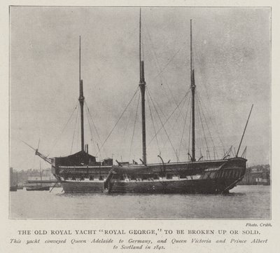 Le vieux yacht royal Royal George, à démanteler ou à vendre - English Photographer