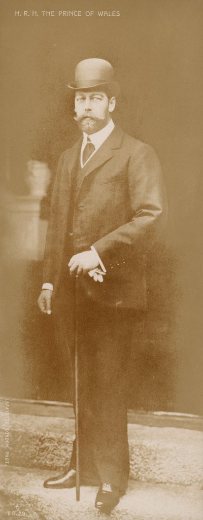 Le prince de Galles, futur roi George V - English Photographer