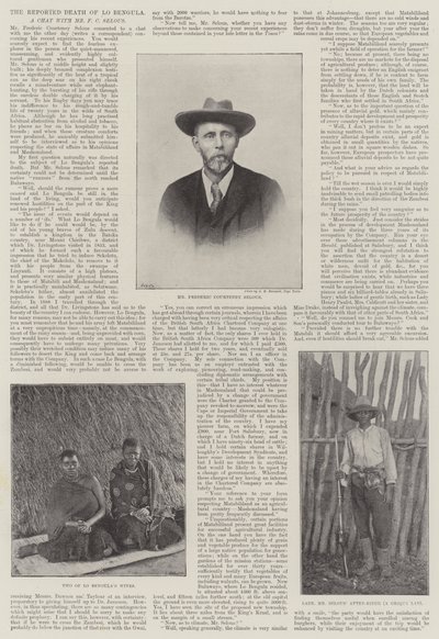 La mort rapportée de Lo Bengula - English Photographer