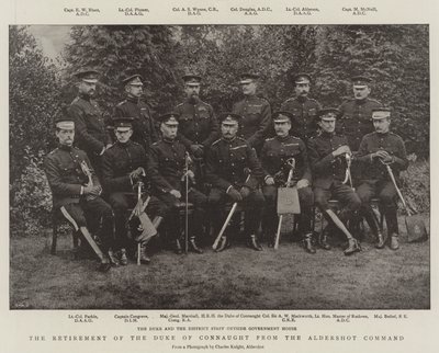 La retraite du duc de Connaught du commandement d
