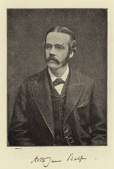 Le Très Honorable Arthur James Balfour, MP, Secrétaire en chef pour l
