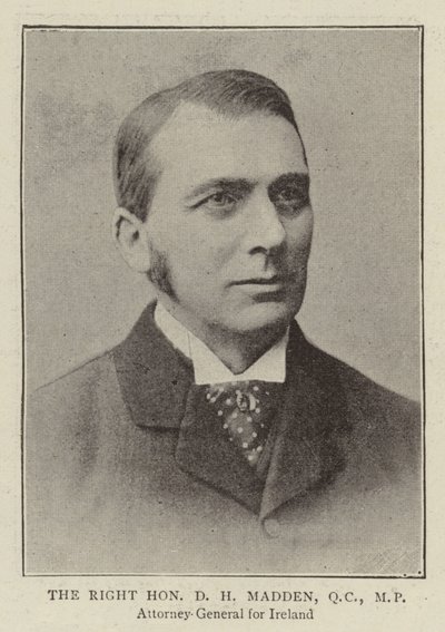 Le très honorable D H Madden, QC, MP - English Photographer