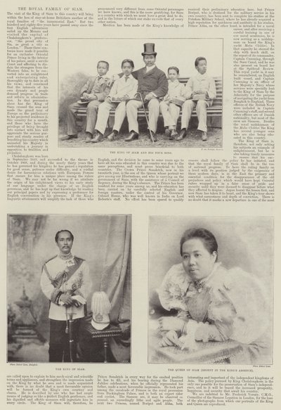 La famille royale de Siam - English Photographer