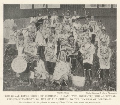 La tournée royale, groupe d