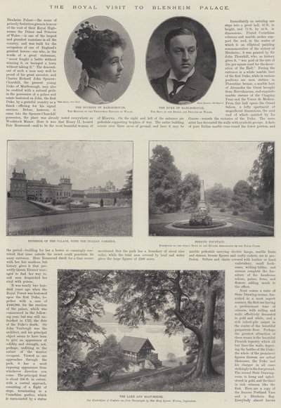 La visite royale au palais de Blenheim, 28 novembre 1896 - English Photographer