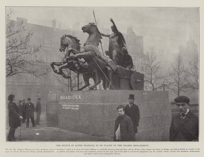 La statue de la reine Boadicée à placer sur l
