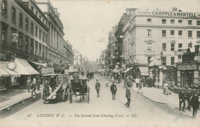 The Strand depuis Charing Cross, Londres - English Photographer