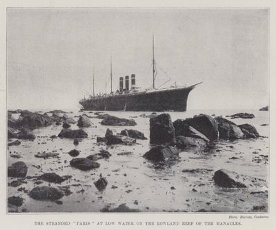 Le Paris échoué à marée basse sur le récif des Manacles - English Photographer