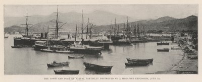 La ville et le port de Batum, partiellement détruits par une explosion de magazine, 25 juillet - English Photographer