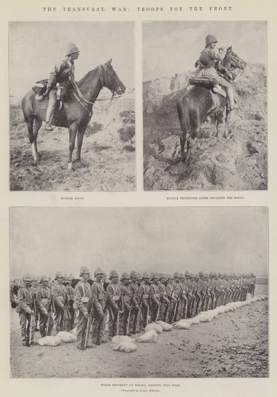 La guerre du Transvaal, troupes pour le front - English Photographer
