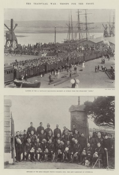 La guerre du Transvaal, troupes pour le front - English Photographer