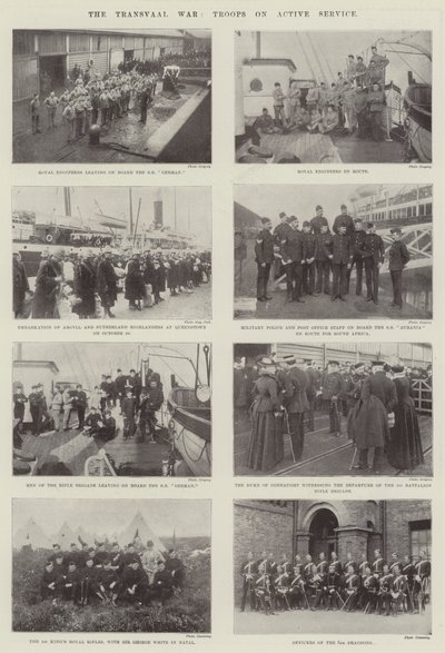 La guerre du Transvaal, troupes en service actif - English Photographer