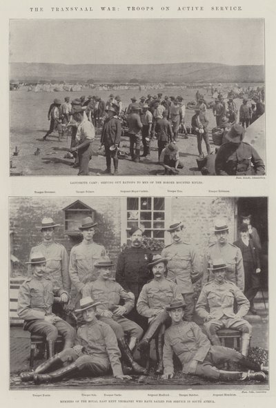 La guerre du Transvaal, troupes en service actif - English Photographer