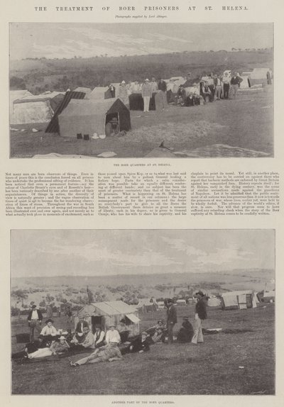 Le traitement des prisonniers boers à Sainte-Hélène - English Photographer