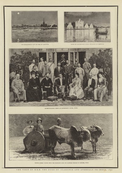 La visite de SAR le duc de Clarence et Avondale en Inde, 1890 - English Photographer