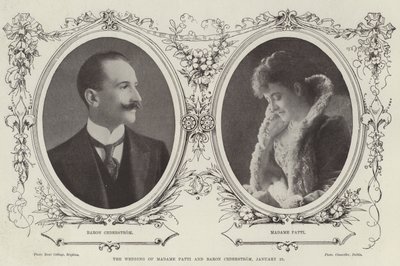 Le mariage de Madame Patti et du Baron Cederstrom, 25 janvier - English Photographer