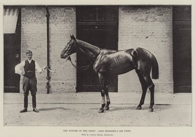 Le gagnant du Derby, Sir Visto de Lord Rosebery - English Photographer