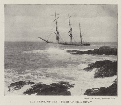 Le naufrage du Firth of Cromarty - English Photographer