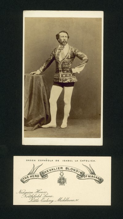 Le héros Chevalier Blondin de Niagara - English Photographer