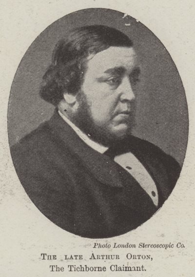 Le défunt Arthur Orton, le prétendant Tichborne - English Photographer