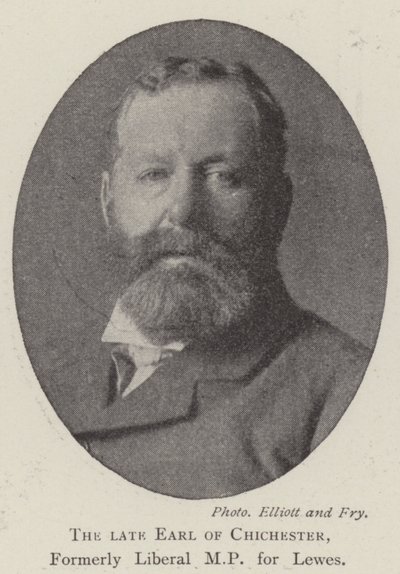 Feu comte de Chichester, ancien député libéral de Lewes - English Photographer
