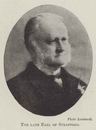 Le défunt comte de Strafford - English Photographer