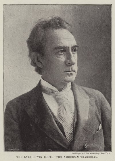 Feu Edwin Booth, le Tragédien Américain - English Photographer
