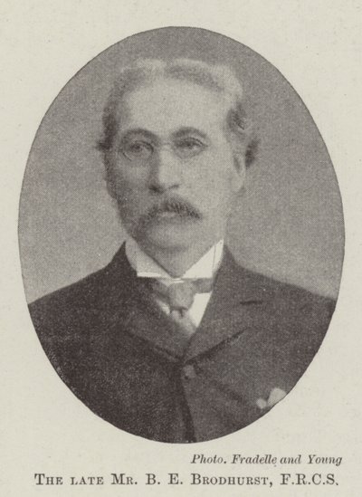 Feu M. B E Brodhurst, FRCS - English Photographer