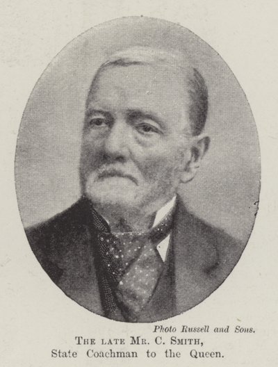Feu M. C Smith, cocher d