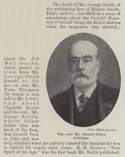 Feu M. George Smith, éditeur - English Photographer