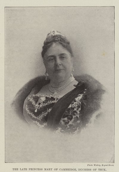 Feu la princesse Mary de Cambridge, duchesse de Teck - English Photographer