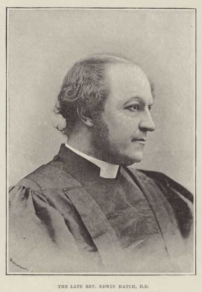 Feu révérend Edwin Hatch, DD - English Photographer