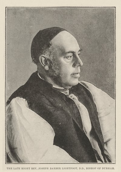 Feu le très révérend Joseph Barber Lightfoot, DD, évêque de Durham - English Photographer